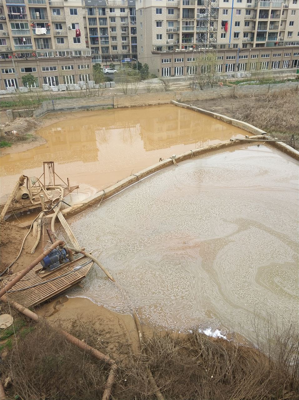 小板镇沉淀池淤泥清理-厂区废水池淤泥清淤